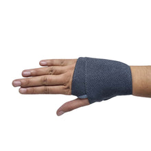 Load image into Gallery viewer, Sahyog Wellness Wrist Brace with Thumb, Wrist Support for Men &amp; Women (Grey)