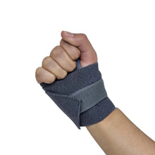 Load image into Gallery viewer, Sahyog Wellness Wrist Brace with Thumb, Wrist Support for Men &amp; Women (Grey)