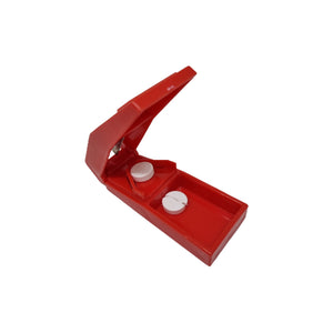 Sahyog Wellness High Grade Plastic Portable Pill/Tablet Cutter 1 Pc (Red)