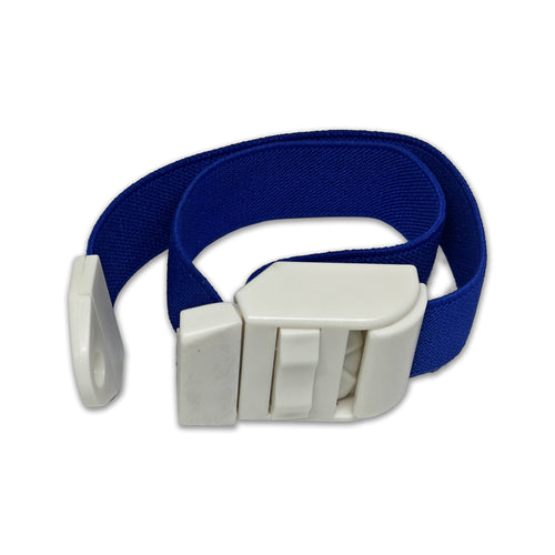 Sahyog Wellness Surgical Medical Tourniquet Elastic Belt for Blood Collection with Plastic Buckle (Blue)