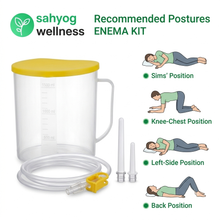 Load image into Gallery viewer, Sahyog Wellness PVC Enema Kit for Home Use, 1500 ML Capacity, White