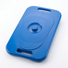 Load image into Gallery viewer, Sahyog Wellness Unisex Polypropylene Bed Pan with Lid, Portable Bedpan for Men and Women, Personal Hygiene and Patient Care Accessory, Blue