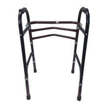 Load image into Gallery viewer, Sahyog Wellness Height Adjustable Folding Walker for Adults, Senior Citizens and Patients - Made in India (Black)