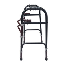 Load image into Gallery viewer, Sahyog Wellness Height Adjustable Folding Walker for Adults, Senior Citizens and Patients - Made in India (Black)