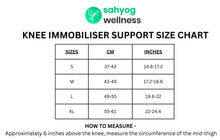 Load image into Gallery viewer, Sahyog Wellness 14&quot; Immobiliser - Knee Brace Support for dislocation injuries, ligament tear for Men &amp; Women