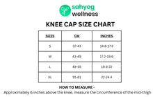 Load image into Gallery viewer, Sahyog Wellness Knee Cap for Pain Relief, Knee Support, Knee Compression Support, Knee Guard Brace For Exercise/Workout, Running/Jogging, Cycling for Men and Women - 1 Pair