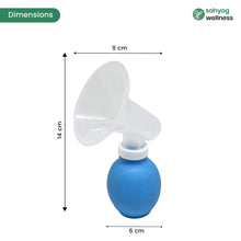 Load image into Gallery viewer, Sahyog Wellness Small Sized Travel Manual Breast Pump (Blue)