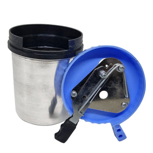 Sahyog Wellness Stainless Steel Manual Needle Cutter & Syringe Destroyer (Blue & White)