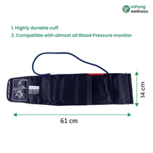 Load image into Gallery viewer, Sahyog Wellness Single Tube Extra Long XXL Size Blood Pressure Monitor Machine Cuff (22-42 cm) - Compatible with All Brands