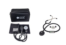 Load image into Gallery viewer, Sahyog Wellness Manual Aneroid Sphygmomanometer Blood Pressure Monitor (Black)