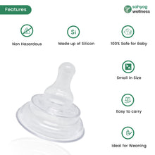 Load image into Gallery viewer, Sahyog Wellness Silicone Nipple Protector for Breast Feeding Mothers - 1 Pc (White)