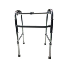 Load image into Gallery viewer, Sahyog Wellness Premium Light Weight Aluminum Height Adjustable Folding Walker for Adults, Senior Citizens and Patients - Made in India (White)