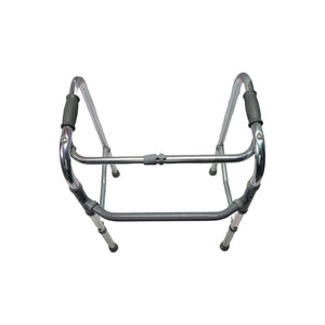 Sahyog Wellness Premium Light Weight Aluminum Height Adjustable Folding Walker for Adults, Senior Citizens and Patients - Made in India (White)