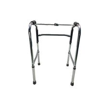 Load image into Gallery viewer, Sahyog Wellness Premium Light Weight Aluminum Height Adjustable Folding Walker for Adults, Senior Citizens and Patients - Made in India (White)