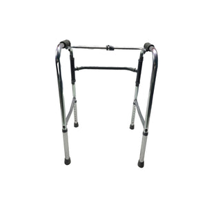 Sahyog Wellness Premium Light Weight Aluminum Height Adjustable Folding Walker for Adults, Senior Citizens and Patients - Made in India (White)