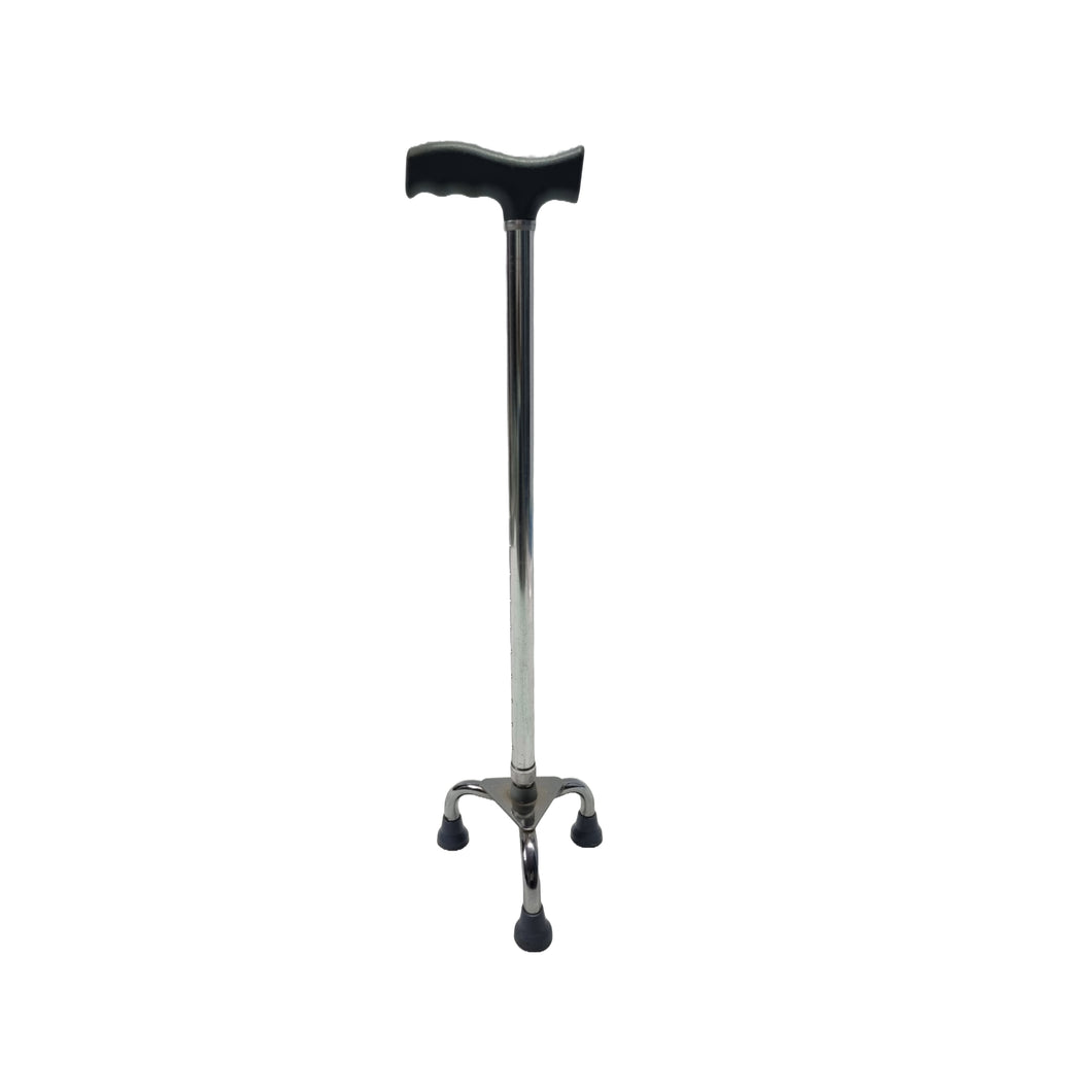 Sahyog Wellness Premium, Lightweight, Height Adjustable Walking Stick with 3 Legs (White)