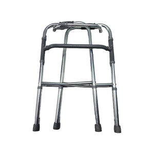Sahyog Wellness Premium Light Weight Aluminum Height Adjustable Folding Walker for Adults, Senior Citizens and Patients - Made in India (White)