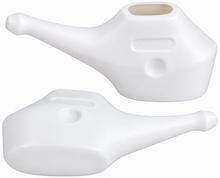 Load image into Gallery viewer, Sahyog Wellness Durable Small Jal Neti Pot for Nasal Cleansing, Nose Rinse Pot for Traditional Yoga &amp; Neti Practice, White, 1 Piece