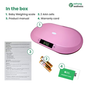 Sahyog Wellness Digital Baby Weighing Scale for Newborn, Infant Weight Machine Upto 20 KGS