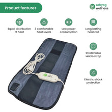 Load image into Gallery viewer, Sahyog Wellness Velvet Orthopaedic Pain Reliever Heating Pad with Temperature Controller for Joints &amp; Muscle Relief - XXL Size