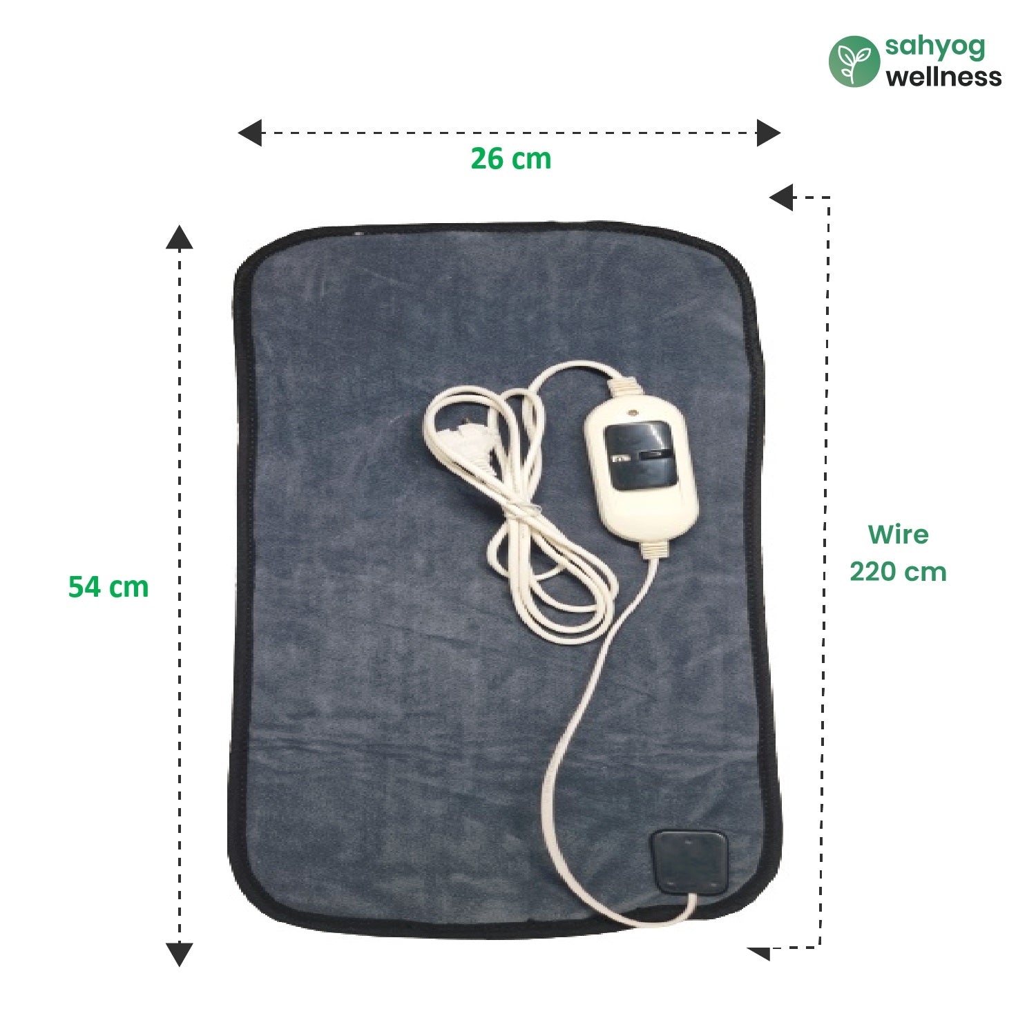 Sahyog Wellness Velvet Orthopaedic Pain Reliever Heating Pad with Temp