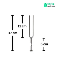 Load image into Gallery viewer, Sahyog Wellness Tuning Fork Made up of Stainless Steel for Medical Students &amp; Doctors