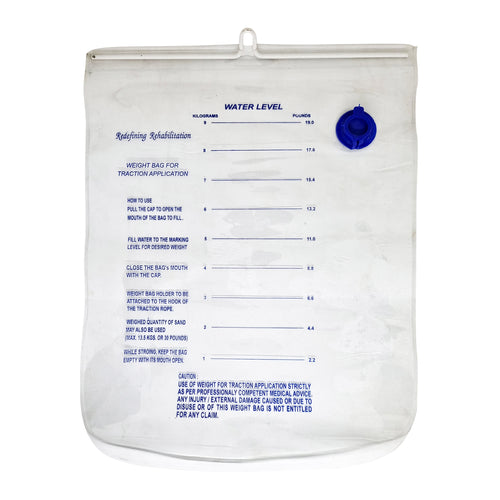 Sahyog Wellness Traction Water & Sand Weight Bag, Universal Size, 1 Unit (White)