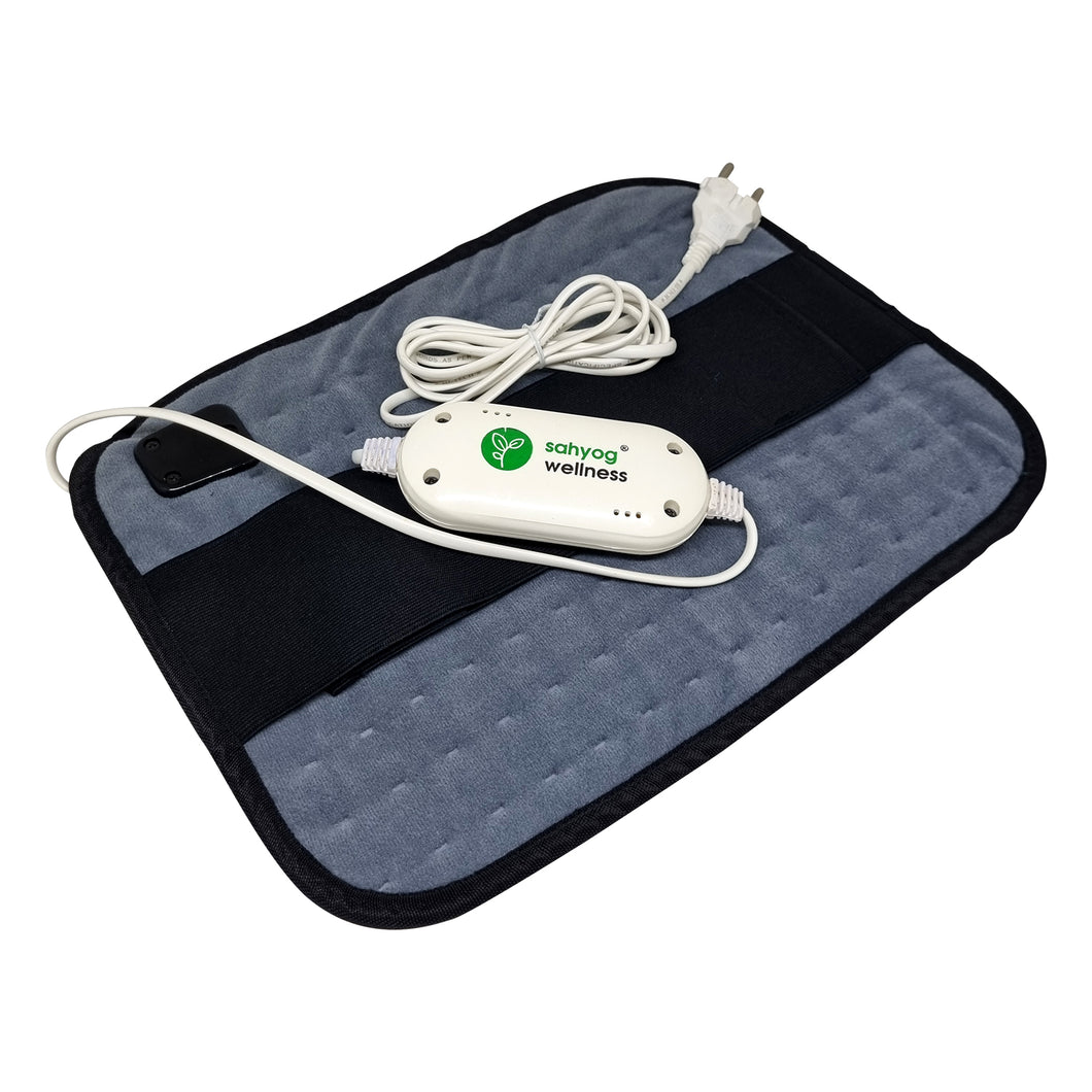 Sahyog Wellness Velvet Orthopaedic Pain Reliever Heating Pad with Temperature Controller for Joints & Muscle Relief - Regular Size
