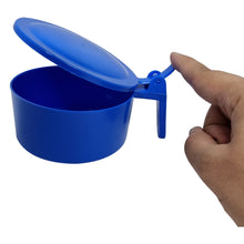 Load image into Gallery viewer, Sahyog Wellness PVC Slovia Spitting Mug with Lid Sputum Pot with Plastic Cover,100 ML (Blue)