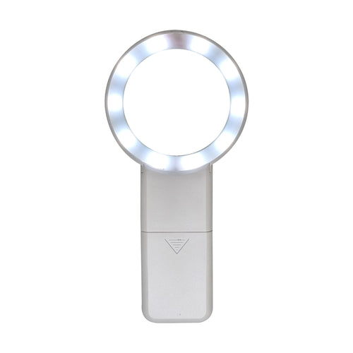 Sahyog Wellness Optical Magnifying Glass with 10 LED HD High Magnification Lights (White)