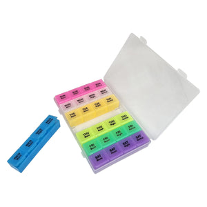 Sahyog Wellness Portable Pill Medicine Supplements Organizer Box