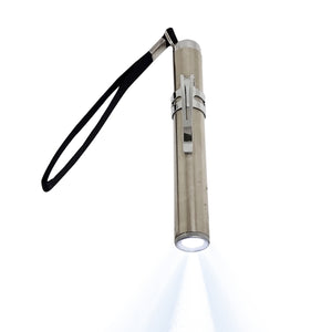 Sahyog Wellness Mini Medical Pocket Pen Torch with White Light (Silver)