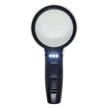 Load image into Gallery viewer, Sahyog Wellness Optical Magnifying Glass with 3 LED HD High Magnification Lights (White)