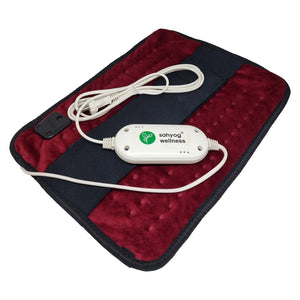 Sahyog Wellness Velvet Orthopaedic Pain Reliever Heating Pad with Temperature Controller for Joints & Muscle Relief - Regular Size