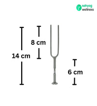 Load image into Gallery viewer, Sahyog Wellness Tuning Fork Made up of Stainless Steel for Medical Students &amp; Doctors