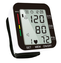 Load image into Gallery viewer, Sahyog Wellness Automatic Wrist Digital Blood Pressure Monitor with Voice Command