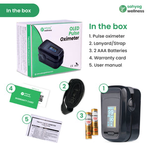 Sahyog Wellness Advanced OLED Type Fingertip Pulse Oximeter