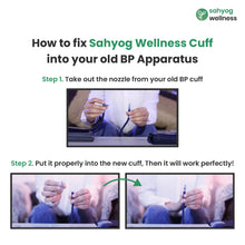Load image into Gallery viewer, Sahyog Wellness Single Tube Normal Size Blood Pressure Monitor Machine Cuff (22-36 cm) - Compatible with Omron