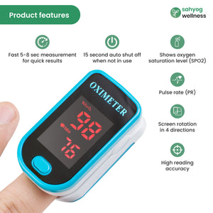 Sahyog Wellness LED Type Fingertip Pulse Oximeter