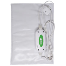 Load image into Gallery viewer, Sahyog Wellness Orthopaedic Electric Pad For Any Body Pain Relief With cover &amp; Temperature Controller - Regular Size (White)
