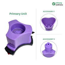 Load image into Gallery viewer, Sahyog Wellness Sturdy Vaporizer for Nose, Face &amp; Cough Steamer Vaporiser with Safety Switch (Purple)