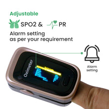 Load image into Gallery viewer, Sahyog Wellness Next Gen OLED Type Fingertip Pulse Oximeter with Recording Feature