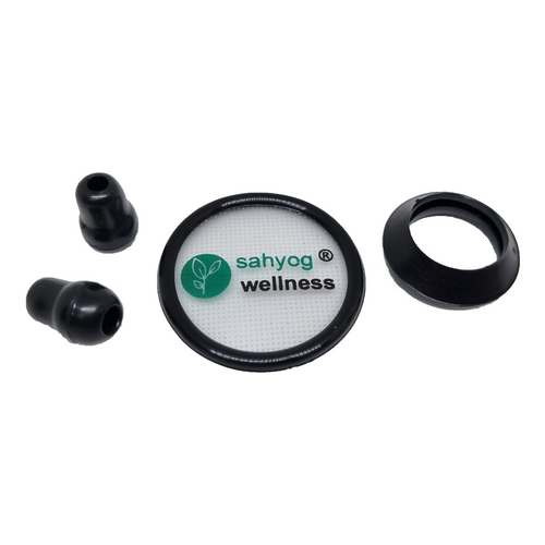 Sahyog Wellness Spare Parts Accessories Kit for Stethoscope used for Medical Students & Doctors (Black)