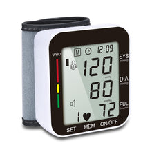 Load image into Gallery viewer, Sahyog Wellness Automatic Wrist Digital Blood Pressure Monitor with Voice Command